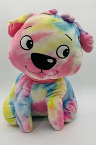 2 Schaufeln Pastell Batik Welpe Hund Plüsch 14 Zoll weich rosa blau gelb 2020 - Bild 1 von 9