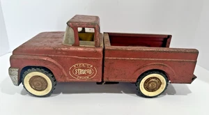 Vintage Red Structo Pressed Steel Pick Up Truck - Picture 1 of 9