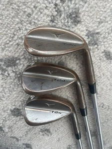 Mizuno T24 Wedge Set 50 S, 54 D, 58 C. 8 degree bounce. DGX100. NO RESERVE!!! - Picture 1 of 16