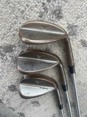 Mizuno T24 Wedge Set 50 S, 54 D, 58 C. 8 degree bounce. DGX100. NO RESERVE!!! - Image 1 of 4
