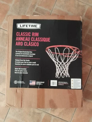 Llanta clásica de baloncesto de por vida modelo #5818 HECHA EN EE. UU. NUEVA EN CAJA NUEVA Foto 1 de 4
