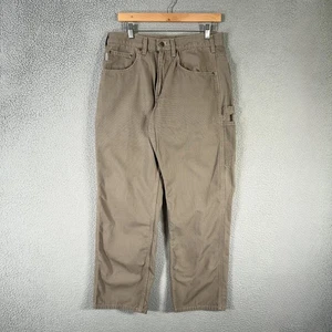 Carhartt Carpenter Hose Herren 32x31 Mushroom Loose Canvas Utility B159 - Bild 1 von 11