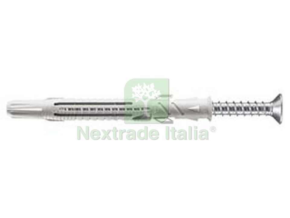 50PZ TASSELLO IN NYLON PROLUNGATO CON VITE TORX TSP T88 V Ø MM.8X80: - Immagine 1 di 1