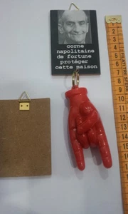 Nummernschild Horn Cone Napolitaine De Fortune Geweihe Rouge Charms Louis Funes - Imagen 1 de 1