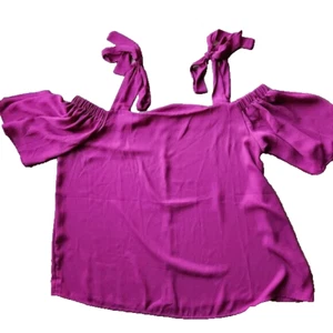 Sweet Pea for New York & Company Off the Shoulder Blouse Size XL** - Picture 1 of 4