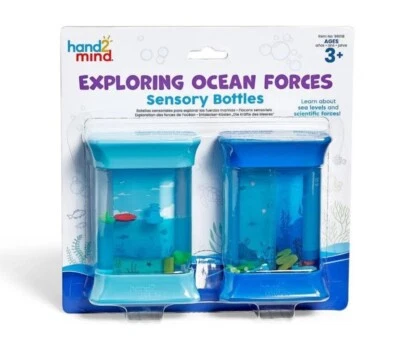 Exploring Ocean Forces, 2 botellas sensoriales, recursos de aprendizaje, aprendizaje divertido Foto 1 de 4