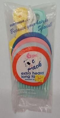 Paquete de 6 piezas de peine de pelo afro vintage de colección nuevo sellado nuevo en stock envío gratuito  Foto 1 de 4