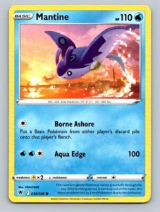 Tarjeta Pokémon Astral Radiance Mantine 2022 34/189 - Imagen 1 de 2