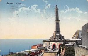798535) AK Schiffe / Schiffahrt - Leuchtturm Genua gelaufen 1914 - Bild 1 von 1