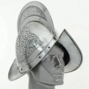 conquistador Spanish Boat Helmet Morion Helmet Decorative Stylish - Picture 1 of 9