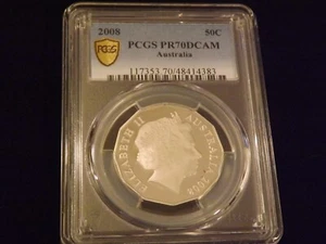 2008 50 C Australia PCGS PR 70 - Picture 1 of 2