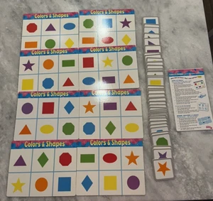 Trend Enterprises Learn Colors and Shapes Match Me Lotto Bingo  - Picture 1 of 4