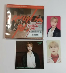 SEVENTEEN JAPAN 3RD SINGLE Hitorijanai Type-A CD+Seungkwan Photo Card+HMV Card - Imagen 1 de 6
