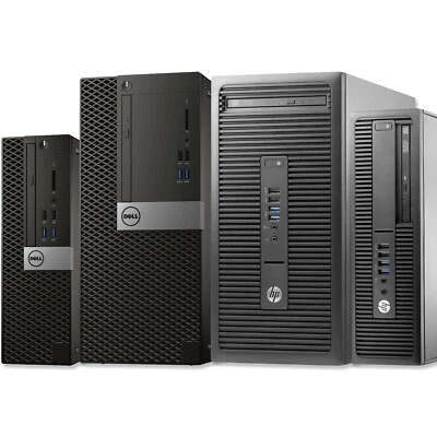 CHEAP FAST WINDOWS 10 COMPUTER INTEL CORE i3 6TH GEN 8GB RAM 500GB HDD DVD Wi-Fi - Image 1 of 4