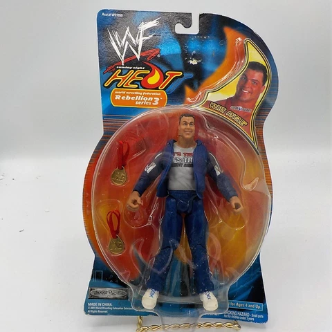 WWF Kurt Angle Sunday Night Heat action figure Rebellion Series 3 WWE Cover