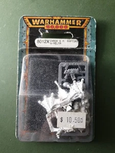 Warhammer 40K CHAOS SPACE MARINE RAPTOR w. Melta Gun Metal Sealed 1997 OOP - Picture 1 of 4