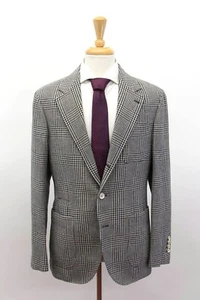 NWT $5395 Brunello Cucinelli Men's Plaid Print Sport Coat With Logo Buttons A248 - Picture 1 of 11