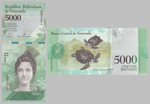 Venezuela 5000 Bolívares 2017 p97c unz. - Imagen 1 de 1