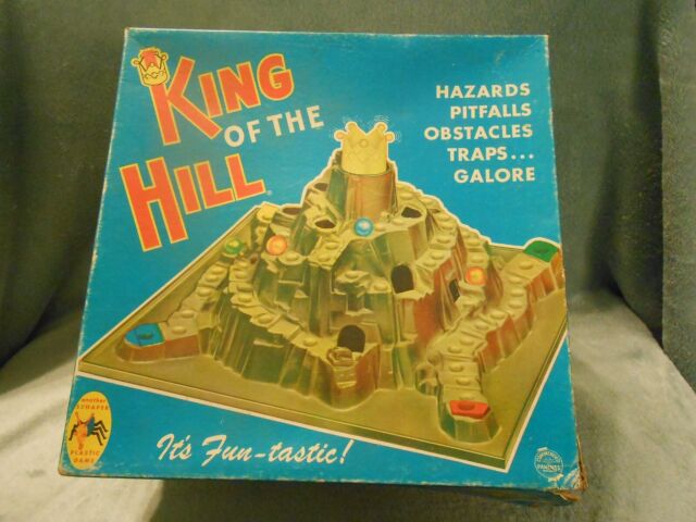 Vintage 1960's “King of the Hill” Game by Schaper IT'S FUN-TASTIC!Plastic  Game