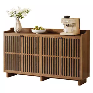 Mid Century Wood Sideboard Cabinet Buffet Storage Unit Console Table Cupboard - Picture 1 of 9