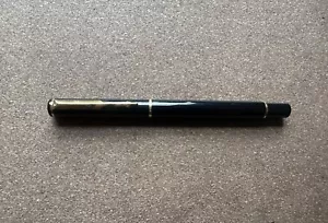 Parker Rialto Ball Pen 1999 Made In UK Black Gold Arrow Clip Vintage - Picture 1 of 12