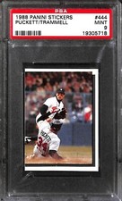 1988 PANINI STICKERS #444 PUCKETT/TRAMMELL PSA 9 19305718