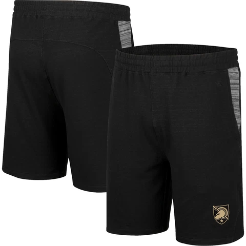 Men's Colosseum Black Army Black Knights Wild Party Shorts Cover