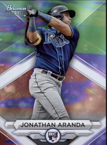 2023 Topps Bowman Sterling RC Rookie Refractor JONATHAN ARANDA Digital - Picture 1 of 1