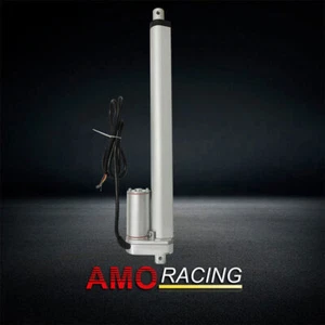 Silver 12" Heavy Duty Linear Actuator Stroke 1000N/225LBS Max Lift 12 Volt DC - Picture 1 of 5