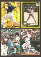 Andres Galarraga Line Up-Panini Venezuelan Cards Leones de Caracas 1995/2000