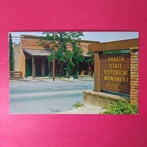 California Postcard Shasta State Historical Monument Redding  - Picture 1 of 2