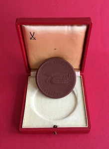 Böttger Medaille mit Etui NVA Nationale Volksarmee Militärbezirk LEIPZIG ( M70 - Bild 1 von 3