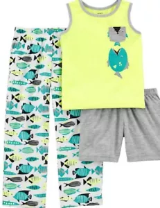 New w/tags - Carter's boy- 3-Piece set Short Sleeve, Long/Short Pants - Size4T - Picture 1 of 3