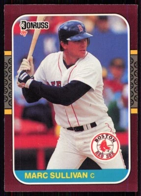 1987 Donruss Opening Day Marc Sullivan Boston Red Sox #187 - Image 1 of 2