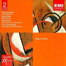 SEIJI OZAWA - Stravinsky The Firebird/Janacek Sinfonietta/Bartok/Lutoslawski CD