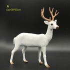 Christmas Plush Toy White Deer Reindeer Elk Xmas Home Tree Decor Ornament