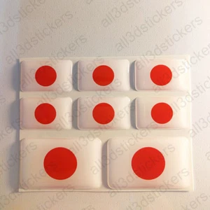 Sticker Japan Resin Domed Stickers Japan Flag 3D Vinyl Adhesive Decal Car - Bild 1 von 3