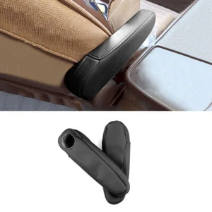 For Honda CR-V CRV 2002-2006 Leather Front Seat Armrest Replace Trim Cover Black - Picture 1 of 4