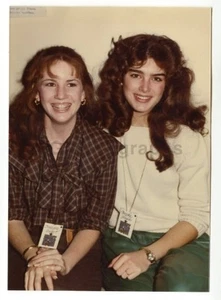 Brooke Shields & Melissa Gilbert - Vintage Candid by Peter Warrack  - Picture 1 of 1