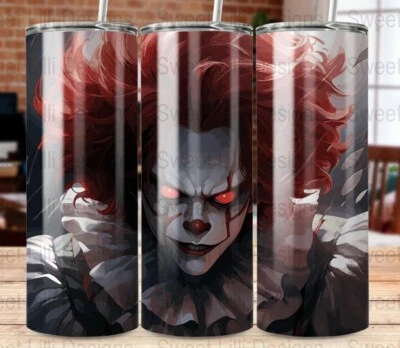 Taza Vaso Halloween Pennywise Anime Horror 20oz Foto 1 de 3