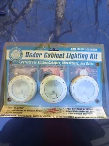 Good Earth Lighting 3 Pack White Under Cabinet Low Voltage Light Kit G9163-WH-1 - Picture 1 of 2
