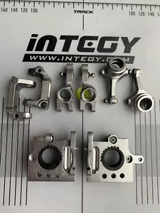 HPI BRANDED GREY ALUMINUM PARTS SET FOR NITRO RS4 SUPER NITRO MINI PRO 2 RARE!! - Picture 1 of 24