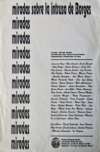 Afiche / Poster - Miradas sobre La intrusa de Borges - Museo Sívori 1991 - Picture 1 of 2