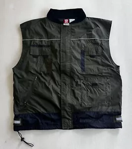 Wilson advantage hunting vest Men’s Size XL Green Nylon lightweight Fleece Lined - Picture 1 of 24