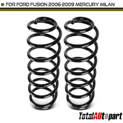 New 2Pcs Coil Springs for Ford Fusion Mercury Milan 06-09 3.0L Rear Left & Right - Image 1 of 4