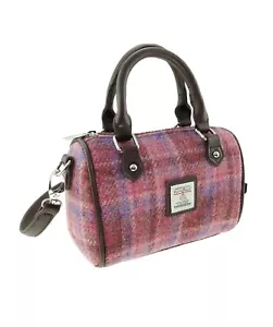 Glen Appin Harris Tweed LB1203 Kilbride Mini Bowling Tote Bag Colour 103 - Picture 1 of 2