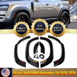 Set Wheel Fender Trim Kit Widening Fender with lights for 2020-2025 Defender 110 - Picture 1 of 11