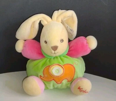 rabbit KALOO elephant pink and green 18 cm ball - Image 1 of 4