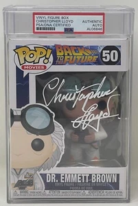 CHRISTOPHER LLOYD Signed DR EMMETT BROWN Back to The Future FUNKO POP Figure PSA - Picture 1 of 8