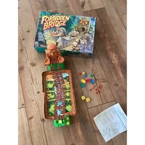 1992 Milton Bradley FORBIDDEN BRIDGE Vintage Board Game Adventure Box Manuals - Picture 1 of 9